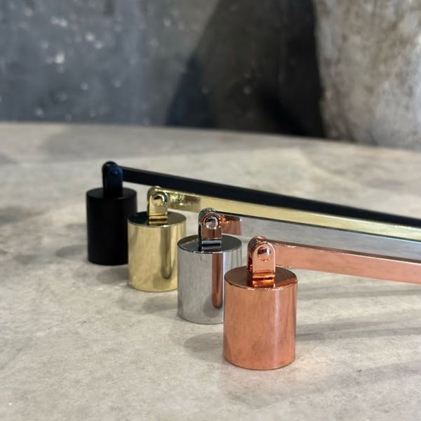 Antiqued Rose Gold Candle Snuffer