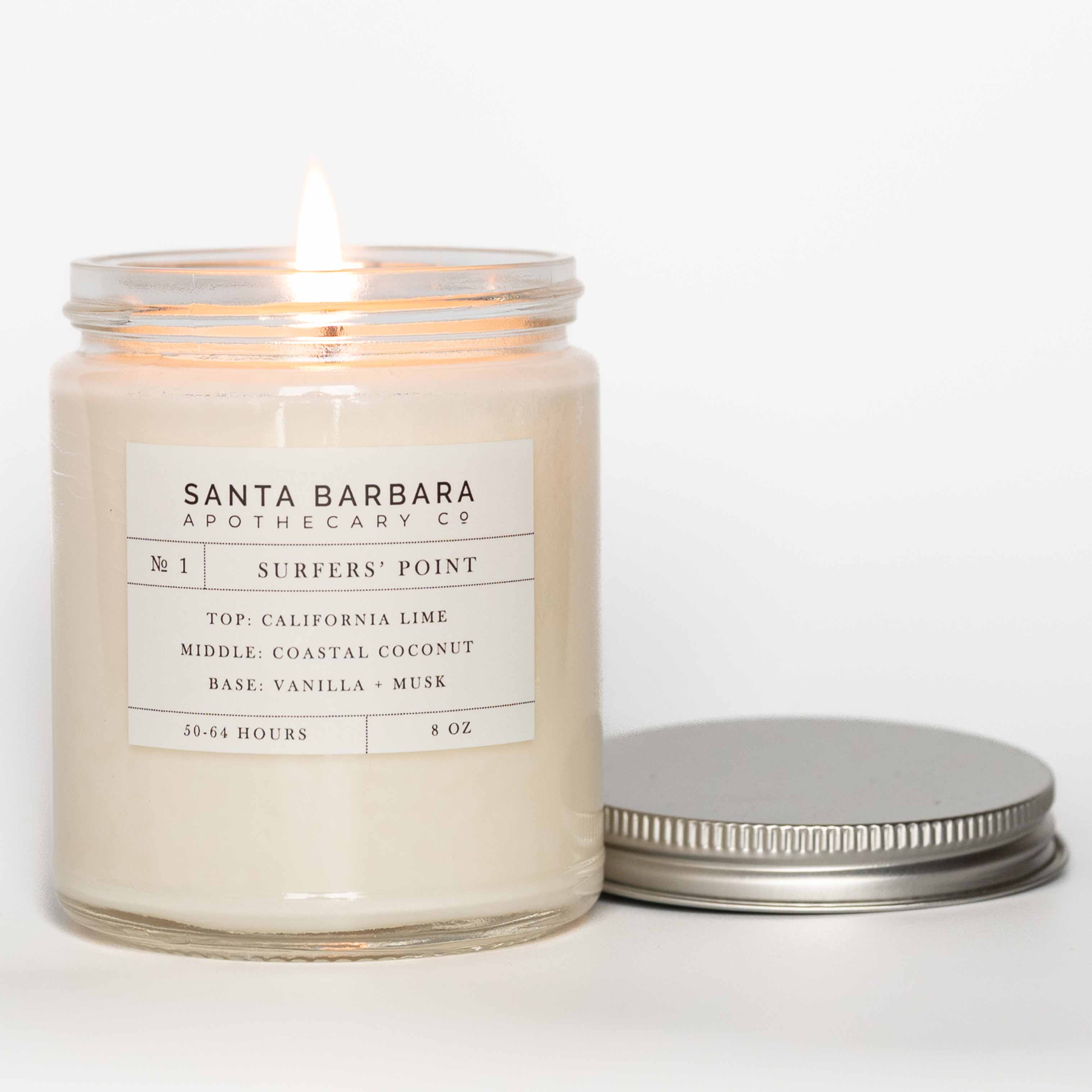 うずら♡ スプール・キューブ・香水瓶・プリンタートレー♡ № 1 Surfers' Point - 8 Oz. Coconut Candle – Santa Barbara