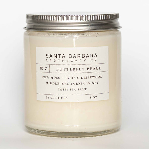 № 7 Butterfly Beach Candle - 8 Oz.